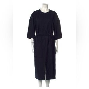 Tibi Dress Blue belted dress Size not listed, estimated from measurements 12